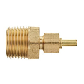 Everbilt 1/4 in. x 1/2 in. Brass MIP LF Comp Adapter