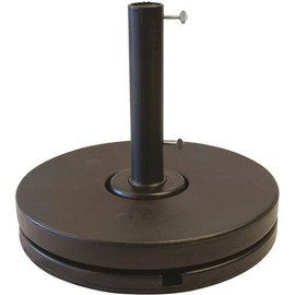 70 lbs. Resin Cement Filled Patio Umbrella Base in Black