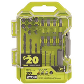 RYOBI Drill and Impact Drive Kit (20-Piece)