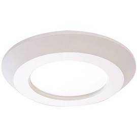 Halo 4 in. 2700K-5000K Selectable CCT Surface Integrated LED Downlight Recessed Light with White Round Trim