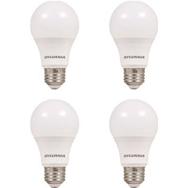 Sylvania 60-Watt Equivalent A19 LightSHIELD Germicidal 2700K Soft White LED Light Bulbs (4-Pack)