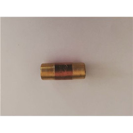 Everbilt 3/4 in. x 2-1/2 in. Brass Nipple