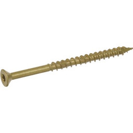 #10 x 3 in. Bronze-Plated Star Drive Flat Head Screw Exterior (15-Pack)