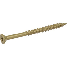 #10 x 2-1/2 in. Star Drive Flat Head Screw Exterior Bronze-Plated (1 lb. Box)