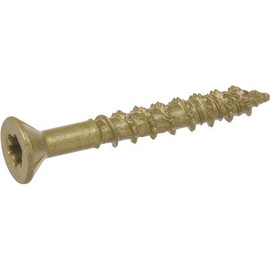 #10 x 1-1/2 in. Star Drive Flat Head Screw Bronze-Plated Exterior (5.99 lbs. Box)