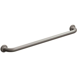 ASI Straight Smooth 18 in. W 1-1/4 in. O.D. with Snap Flange Grab Bar