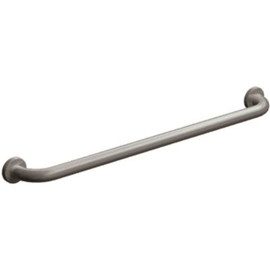 ASI Straight Peened 18 in. W 1-1/4 in. O.D. with Snap Flange Grab Bar