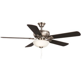 Hampton Bay Rothley II 52 in. LED Brushed Nickel Ceiling Fan with Light Kit