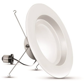 5 in./6 in. 120-Watt Equivalent High Output Integrated LED Retrofit White Trim Recessed Light Daylight 5000K (6-Pack)