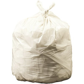 REVOLUTION BAG 22 in. x 25 in. 0.45 mil 10 Gal. Natural Low-Density Trash Bags (50/Roll, 10-Rolls/Case)