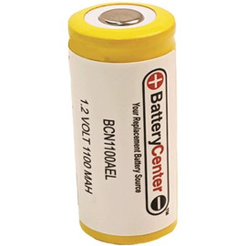 1.2-Volt 1,100mAh Nickel Cadmium/NiCad Replacement Rechargeable Battery for Emergency Lights, Alarm Systems and Others