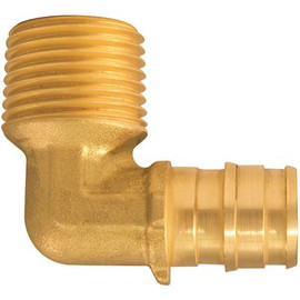 Apollo 1/2 in. Brass PEX-A 90-Degree Elbow Expansion Barb x 1/2 in. MNPT Male
