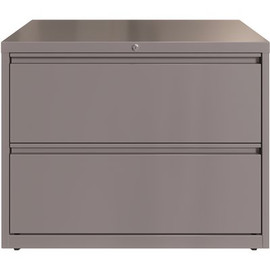 Hirsh 36 in. W Arctic Silver 2-Drawer Lateral File Cabinet