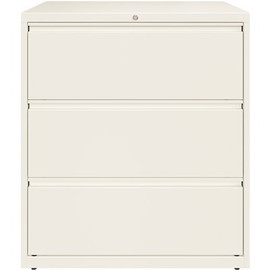 Hirsh HL10000 Series, Silver, 3-Drawer Lateral File Cabinet, 36 in. Wide Hirsh HL10000 Series, Silver, 3-Drawer Lateral File Cabinet, 36 in. Wide