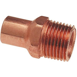 NIBCO 1/2 in. Copper Pressure FTG x MIP Adapter Fitting