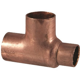 NIBCO 3/4 in. x 1/2 in. x 3/4 in. Copper Pressure Cup x Cup x Cup Reducing Tee Fitting