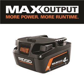 RIDGID 18V 4.0 Ah MAX Output Lithium-Ion Battery