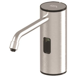 Counter Mounted 50.7 oz. Automatic (Battery/AC) Liquid Soap or Gel Hand Sanitizer Dispenser in Satin Stainless Steel