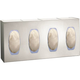 Surface Mounted Surgical Glove Dispenser for 4 Boxes