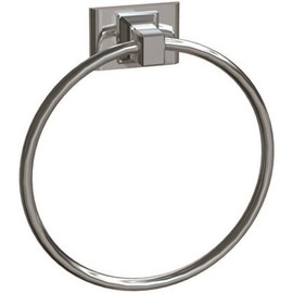 ASI American Specialties Wall Mounted Towel Ring in Chrome Plated Zamac