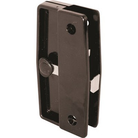 Prime-Line 3 in. H.C. Plastic Housing Black Steel Latch and Pull
