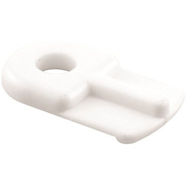 Prime-Line 1/2 in. x 13/16 in. Plastic Construction White in Color Flush Clips (100-Pack)