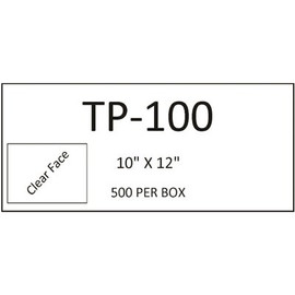 10 in. x 12 in. Clear Packing List Envelope (500/Box)