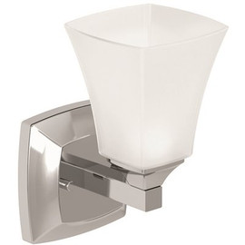 MOEN Voss 5.31 in. W x 9.5 in. H 1-Light Chrome Sconce