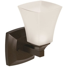 MOEN Voss 5.31 in. W x 9.5 in. H 1-Light Oil Rubbed Bronze Sconce