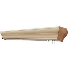 AFX Hinsdale 55 in. 46-Watt Integrated LED Ivory Overbed Fixture