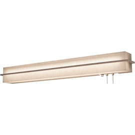 AFX Apex 4 ft. 64-Watt Equivalent Integrated LED Weathered Grey/Linen White Overbed Fixture