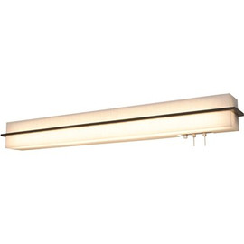 AFX Apex 38 in. 56-Watt Integrated LED Expresso/Jute Overbed Fixture