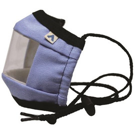 Kids Adjustable Communication Mask, Blue Oxford