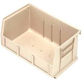 QUANTUM STORAGE SYSTEMS Ultra-Series 1.0-Gal. Stack and Hang Storage Tote in Ivory (8-Pack)