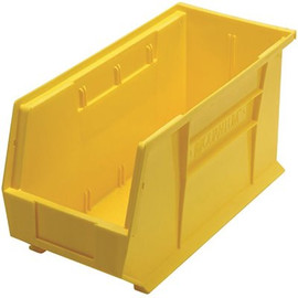 QUANTUM STORAGE SYSTEMS Ultra-Series 5 Gal. Stack and Hang Storage Tote in Yellow (6-Pack)