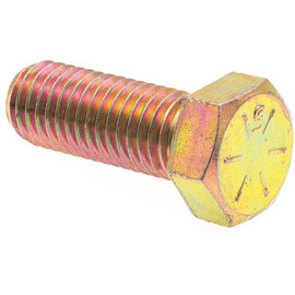 3/8-16 in. x 1-3/4 in. GR8 Zinc Yellow External Hex Head Cap Screw (100 per Pack)