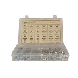 Grade 5 Hex Cap Screw Nut and Washer Assortment (330-Piece)