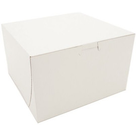 Southern Champion Tray White Non-Window Bakery Box 8 x 8 x 5" (100 per case)