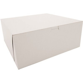 Southern Champion Tray White Non-Window Bakery Box 12 x 12 x 5" (100 per case)