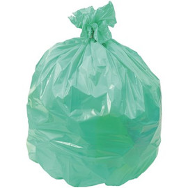 REVOLUTION BAG 43 in. x 47 in. 1.6 mil 56 Gal. Green Low-Density Trash Bags (25/Roll, 4-Rolls/Case)