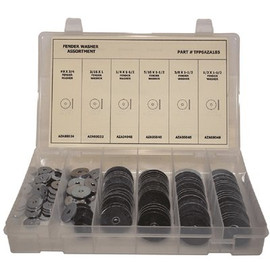 Grade 2 Zinc Plated Fender Washer Assortment (185-Pieces)