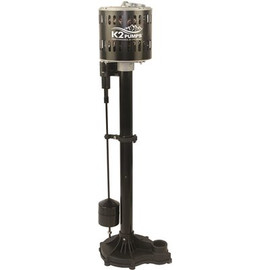 K2 1/3 HP Thermoplastic Pedestal Sump Pump