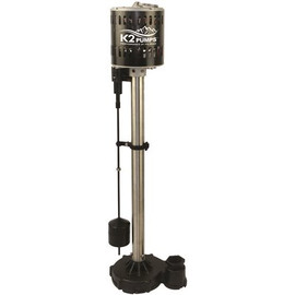 K2 1/2 HP Stainless Steel Pedestal Sump Pump