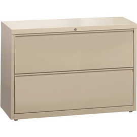 Hirsh HL8000 Putty 42 in. Wide 2-Drawer Lateral File Cabinet