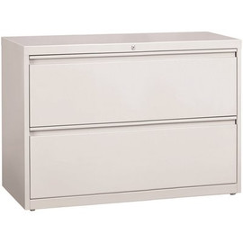 Hirsh 42 in. W x 28 in. H x 19 in. D 5 Shelves Steel Wardrobe Freestanding Cabinet in Light Gray