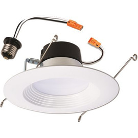 Halo LT56 Series 5 in. ./6 in. Selectable CCT(3000-5000K) Integrated LED, White Recessed Light, Dimmable Retrofit Trim