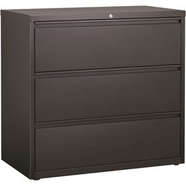 Hirsh 42 in. W Black 3-Drawer Lateral File Cabinet