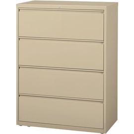 Hirsh HL8000 Putty 42 in. Wide 4-Drawer Lateral File Cabinet