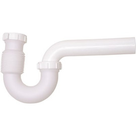 OATEY Form N Fit 1-1/2 in. White Plastic Sink Drain Flexible P-Trap