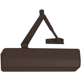 Corbin Russwin DC3000 Series Grade 1 Size 1 to Size 6 Sprayed Statuary Bronze Finish Regular Arm Surface Door Closer